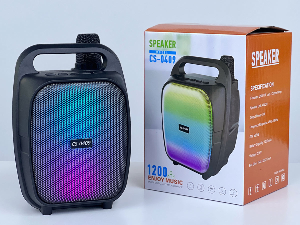 Wireless Portable Clear Sound Box Subwoofer Home Party Speaker CS-0409